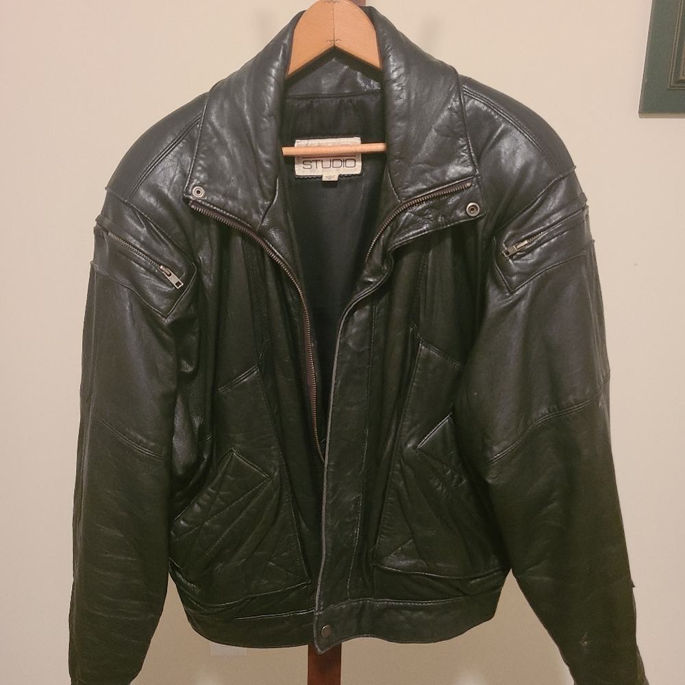 Leather jacket
